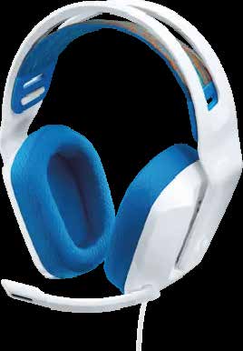 Diadema Logitech G335 Con Cable y Mic. Ajustable ▪ Transductores: Neodimio 40 mm ▪ Plug And Play: Usa una toma de audio de 3,5 mm para entrar en juego fácilmente ▪ Dispositivos compatibles: Xbox, PlayStation, Nintendo Switch™, Equipos PC, laptops y móviles ▪ Ajuste Adaptable: Las copas de los audífonos se pueden deslizar hacia arriba o hacia abajo ▪ Controles Integrados: Usa el control giratorio de volumen en la copa para ajustar el sonido de juegos y música
