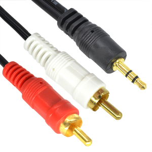 CABLE RCA 2X1 GOLD 3M