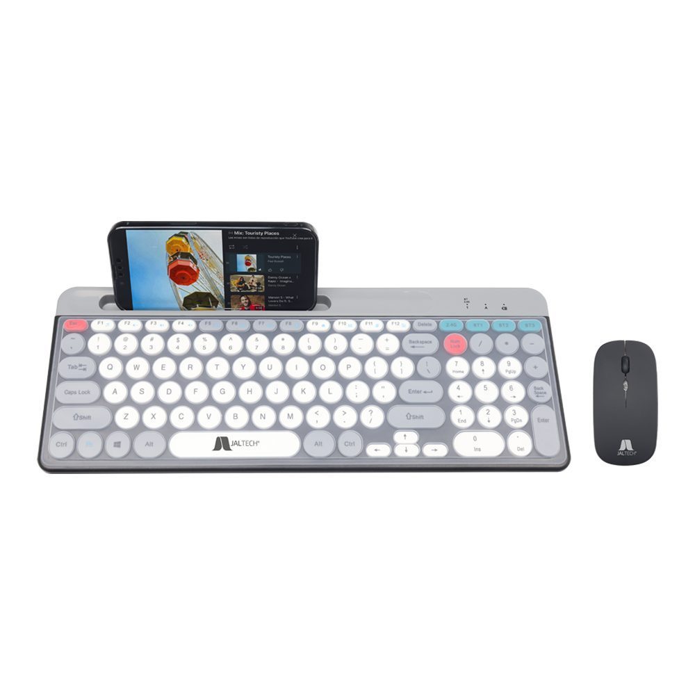COMBO TECLADO Y MOUSE 2.4G DESIGN RECARG. - JAL-806