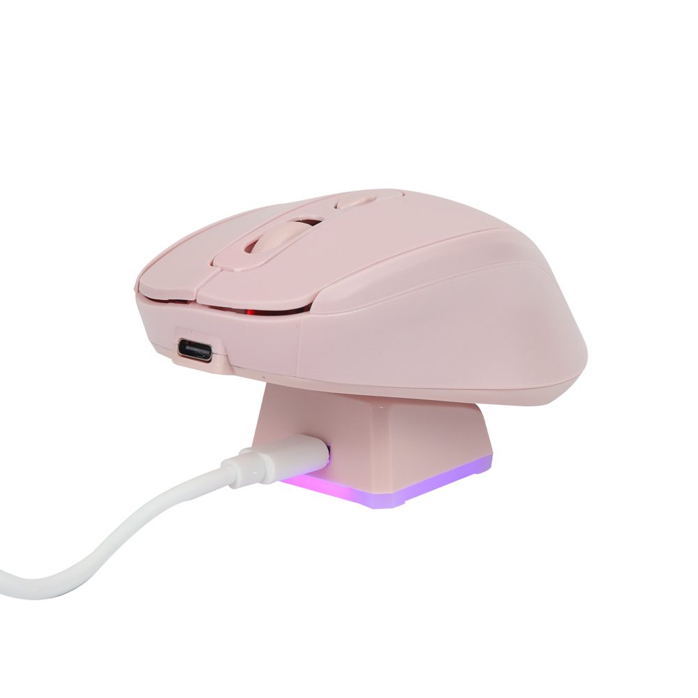 MOUSE DOCK PINK BT/2.4G - W605