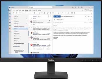 PC ThinkCentre neo 55q Gen 6 AMD Ryzen AI 5 330/RAM 16GB/512GB SSD/ Monitor 23,8" FHD/No OS | Referencia: 13GU0004LD_X - Torre, 64B5KAR1LA-13GU - Monitor | Procesador: AMD Ryzen AI 5 330 (4C / 8T, 2.0 / 4.5GHz, 4MB L2 / 8MB L3); Integrated AMD Ryzen AI, up to 50 TOPS | Ram: 1x 16GB SODIMM DDR5-5600 | Almacen: 512GB SSD M.2 2280 PCIe 4.0x4 NVMe Opal 2.0 | Monitor: 23.8" FHD (1920x1080) IPS display, Anti-glare 16:9 HDMI/VGA | S.O: No • Front Ports: 1x USB-C (USB 10Gbps / USB 3.2 Gen 2), with data transfer and 5V@3A charging, 1x USB-A (USB 10Gbps / USB 3.2 Gen 2), with Always On and 5V@2.1A charging, 1x headphone / microphone combo jack (3.5mm) • Rear Ports: 1x USB-A (USB 10Gbps / USB 3.2 Gen 2), 3x USB-A (Hi-Speed USB / USB 2.0), 1x HDMI 2.1 TMDS, 1x DisplayPort 1 co .4 n a n , e 1 c x t o E r thernet (GbE RJ-45), 1x Power