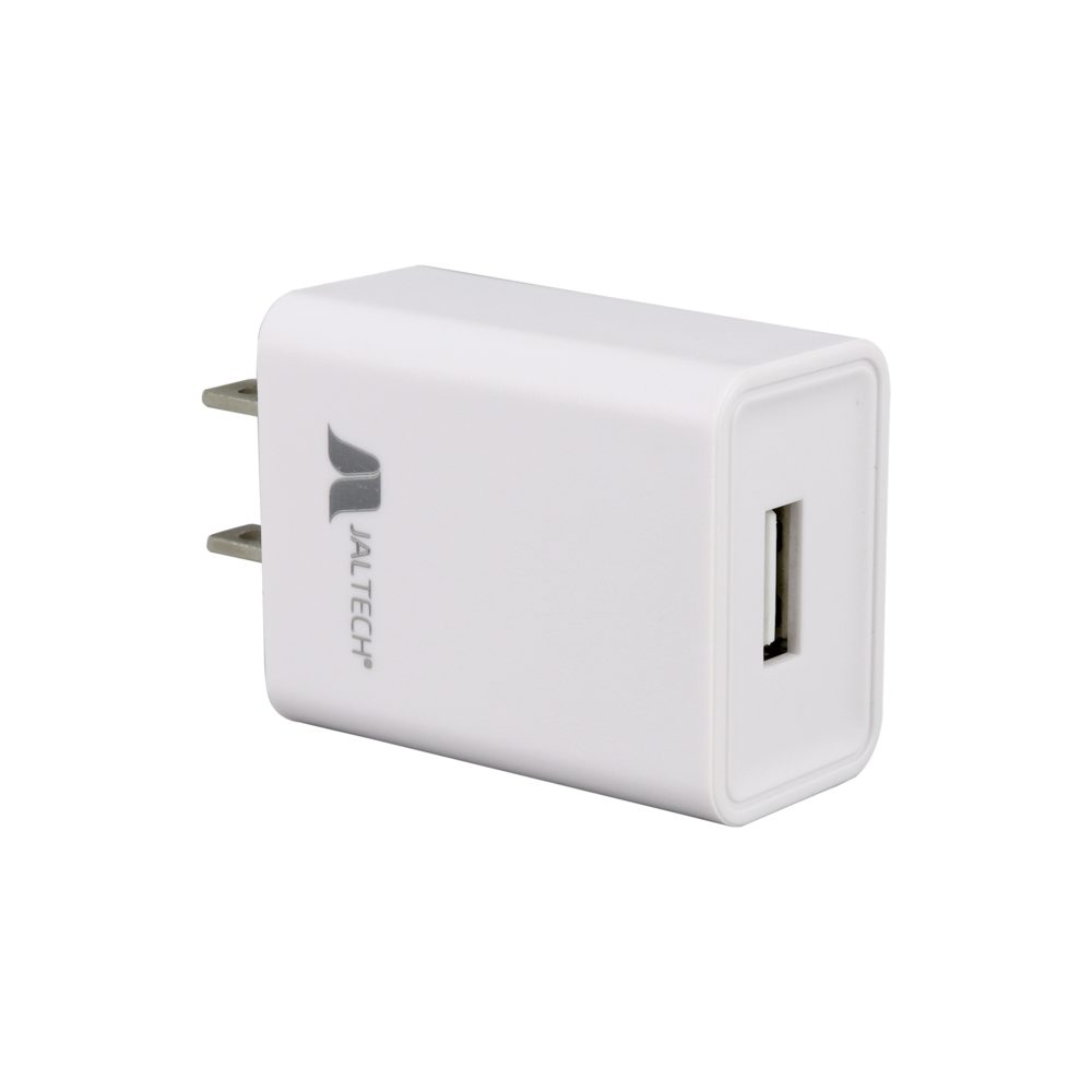 CONVERTIDOR 10W CON CABLE V8 JAL-S01 - · Adaptador cargador para celular · Incluye cable: USB A a Micro USB (V8) · Color:blanco · Longitud: 1M · Capacidad :2.4A · Transmite datos · Transmite carga · Material del adaptador: PC+ABS · Potencia:10W · Entrada: AC 100V-240V 0.3A · Salida: DC 5V/ 2A/ · Puertos: USB x1 · Compatible con: celulares, Auriculares, Parlantes o dispositivos de hasta de 10W de potencia
