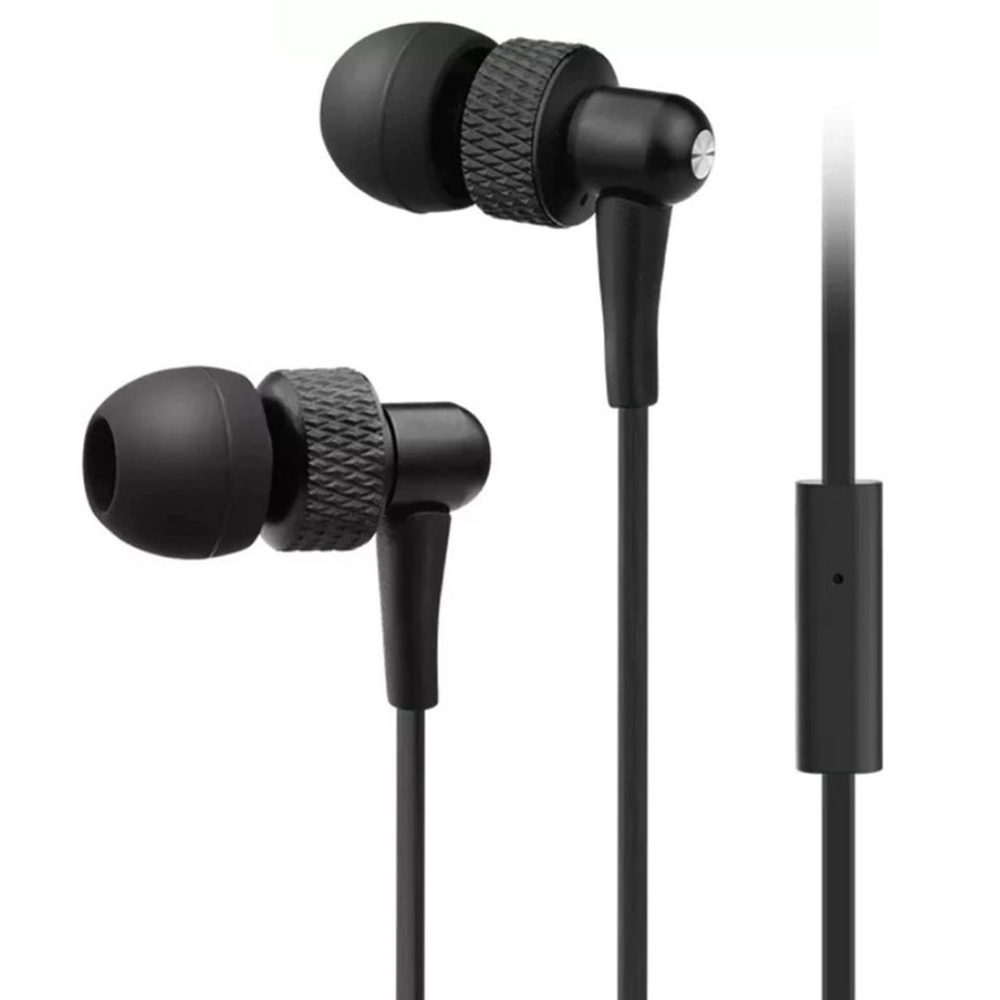 AUDIFONOS 3.5MM NEGRO - K15 -Interfaz: Aux 3.5mm -Con micrófono en el cable -Diámetro de altavoz: 10mm -Respuesta a la frecuencia: 20-20000Hz -Impedancia: 16O -Longitud de cable: 1.2m -Color:Negro -Plug and play
