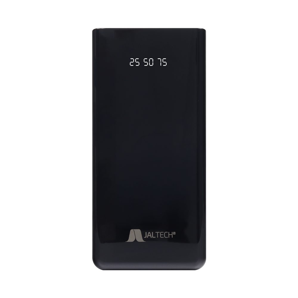POWER BANK 30000 mAh CON LED INDICADOR JAL-423 Mantén tus dispositivos cargados en cualquier momento con una power bank compacta y funcional, ideal para uso diario. Incluye linterna integrada y pantalla para mayor practicidad en todo momento. • Capacidad: 3000 mAh • Carga rápida con tecnología PD • Potencia: 10 W • Pantalla indicadora de nivel de carga • Linterna integrada para uso en emergencias • Entradas: Micro USB / USB Tipo C • Salidas: USB Tipo A x 2 • Entrada: 2.1 A / Salida: 2.1 A / 5 V 2 A • Compatible con celulares, tablets, laptops, audífonos y parlantes Llévala contigo fácilmente y asegúrate de...