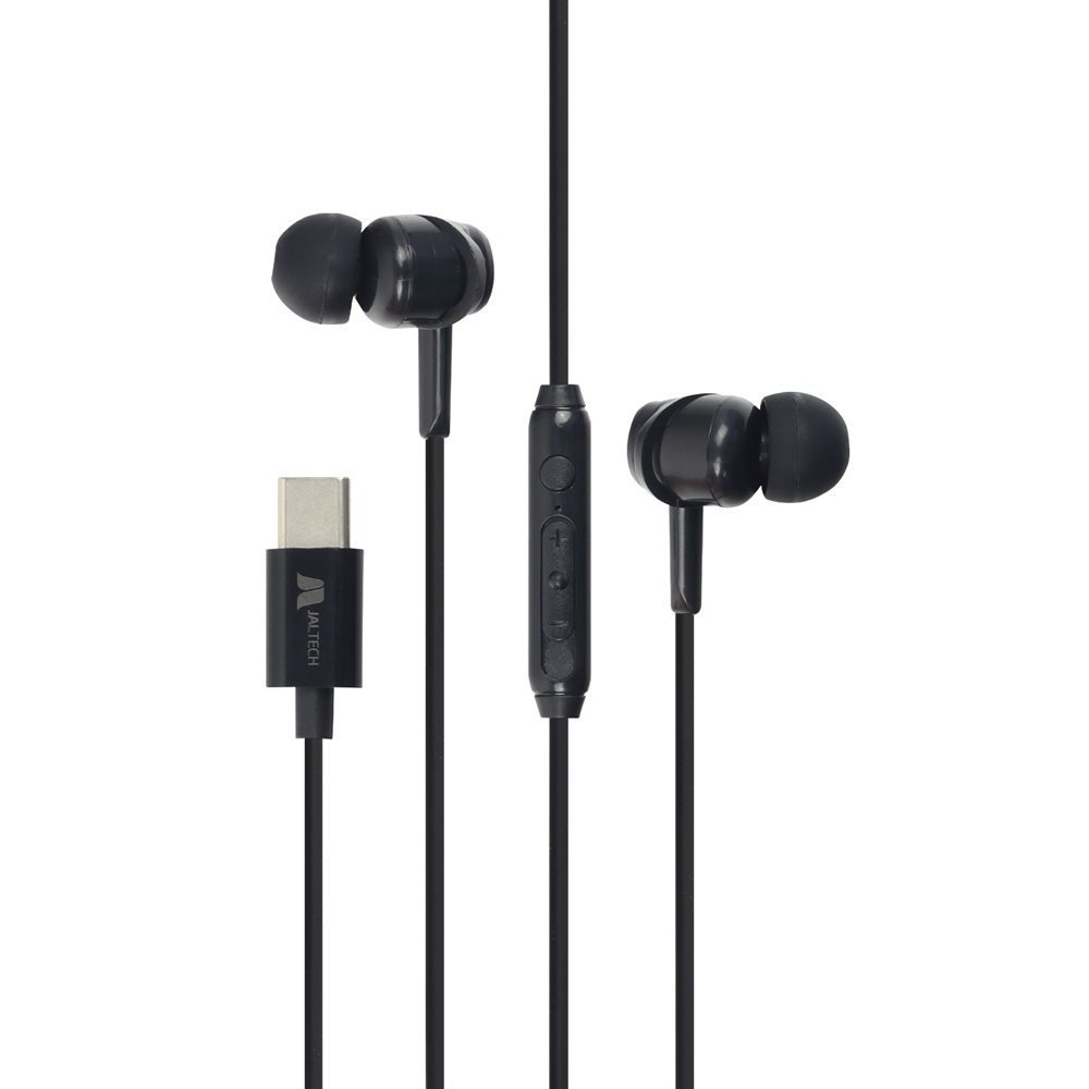 AUDIFONOS  TIPO C JAL-H59 Disfruta de un sonido nítido y cómodo con audífonos Tipo C diseñados para ofrecer alta definición y reducción de ruido, ideales para llamadas y música. • Control de volumen en el cable • Micrófono de alta definición • Reducción física de ruido in-ear • Longitud de cable: 1.1 m • Diámetro del altavoz: 10 mm / Impedancia: 16 O / Sensibilidad: 106 dB ± 3 dB • Rango de frecuencia: 20 Hz–20,000 Hz / Potencia nominal: 3 mW • Conector: USB Tipo C • Material: ABS + TPE • Compatible con Android / iOS / Windows / Linux / Mac...