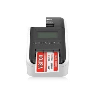 Impresora térmica directa Brother QL820NWB - Monocromo - LAN inalámbrica - 300 x 600 dpi - 58mm (2.28") Ancho de Impresión