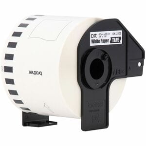 Brother Cinta para etiquetas - 60.96mm Ancho x 30.48m Longitud - Térmica - 1 Rollo