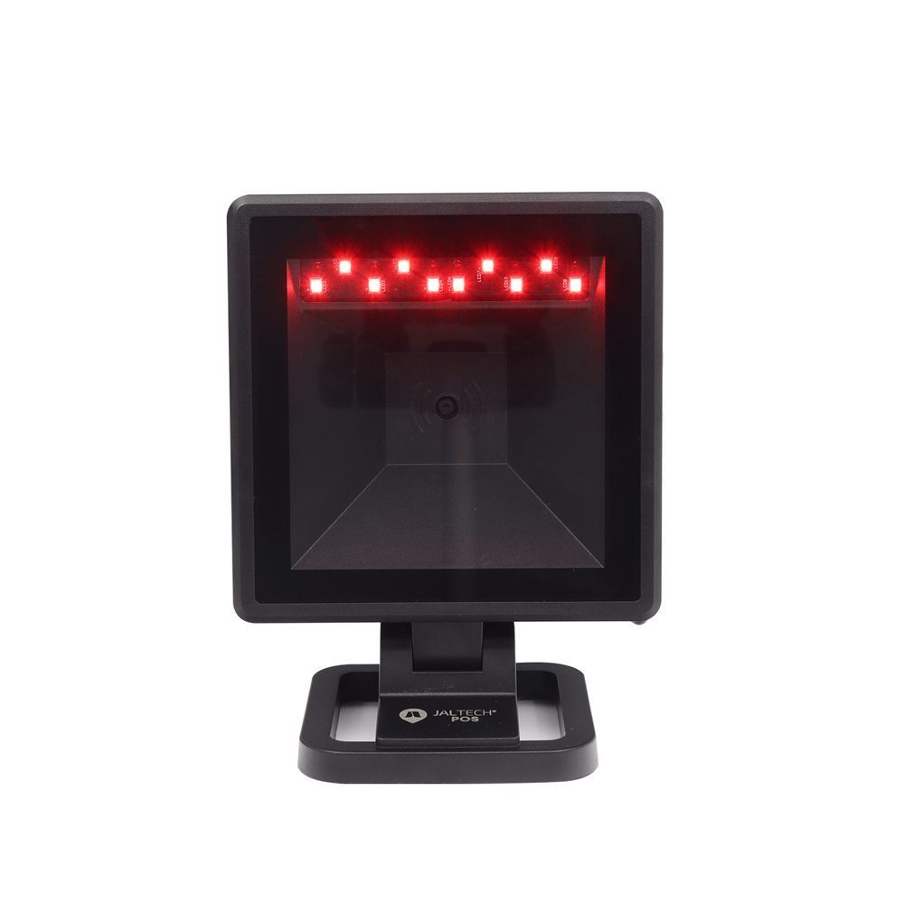ESCANER OMNIDIRECCIONAL 2D 1024 · Escáner omnidireccional · Lector de códigos 1D y 2D · Escáner de mesa · Interfaz: USB/USB-COM/RS232 · Incluye cable RJ45 a USB A con filtro de ferrita · Longitud del cable: 1.5m · Tipo de lectura: Omnidireccional · Resolución del Sensor 1024 x 600 CMOS, alta precisión 2D · Alcance del escaneo: 6cm-30cm · Modos de funcionamiento: Escaneo automático · Alimentación: 5V/1A · Corriente de funcionamiento: 335mA · Contenido de empaque: Escáner, Cable, Manual · Códigos 1D: EAN-8, EAN-13, Codabar, CÓDIGO 39, CÓDIGO 93, CÓDIGO 128, China Post, GS1-128, UPC-A, UPC-E, UCC/EAN 128, ISBN/ISSN, ISBT, Intercalado 2 de 5...