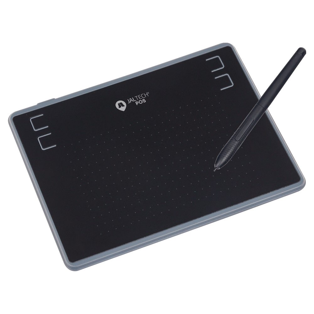 TABLA DIGITALIZADORA JAL-POS TD Digitalizador de Firmas y Dibujo con Lápiz Digital Perfecto para firmas digitales, ilustración y diseño profesional. Tecnología EMR: Precisión con 5080 LPI y 4096 niveles de presión Área activa: 121,9 x 76,2 mm Velocidad de lectura: 233 pps con exactitud de ±0.3 mm Interfaz: USB Tipo A, incluye adaptador OTG a USB C Botones personalizables: 4 en la tableta y 2 en el lápiz Cable de 1.6 m de longitud Compatibilidad: Windows, Android, Mac y Linux Ideal para apps como Photoshop, Illustrator, CorelDraw y más Diseñada para productividad y creatividad en cualquier plataforma.