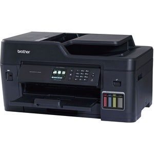 Impresora de inyección de tinta multifunción Brother MFC-T4500DW Inalámbrico - Color - Copiadora/Fax/Impresora/Escáner - 35 ppm Mono/27 ppm de impresión en color - 1200 x 4800 dpi Impresión - Dúplex impresión Automático - Color De Superficie Plana Escáner - 1200 - Color Fax - Fast Ethernet - LAN inalámbrica - Bother iPrint&Scan, Apple AirPrint, Mopria, Google Cloud Print - USB