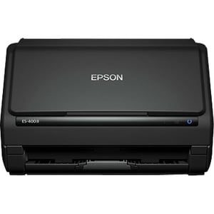 Escáner ADF Epson WorkForce ES-400 II - 600 ppp Óptico - 30 bits Color - 30 bits Escala de grises - 35 ppm (Mono) - 35 ppm (Color) - Escaneo dúplex - USB