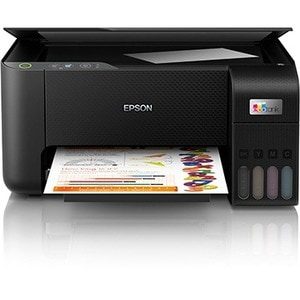 Impresora de inyección de tinta multifunción Epson L3210 EcoTank - Color - Negro - Copiadora/Impresora/Escáner - 33 ppm Mono/15 ppm de impresión en color - 5760 x 1440 dpi Impresión - Dúplex impresión Manual - 100 hojas Entrada - Color De Superficie Plana Escáner - 1200 - USB