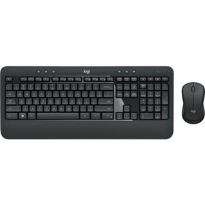 Teclado y ratón Logitech MK540 - QWERTY - Español - USB Inalámbrico RF - Keyboard/Keypad Color: Negro - USB Inalámbrico RF - Óptico - 1000 dpi - Rueda de desplazamiento - Pointing Device Color: Negro - Reproductor Multimedia, Calculadora, Interuptor Encendido/Apagado, Batería Tecla(s) de acceso rápido - Simétrico - AA - Compatible con Windows, ChromeOS