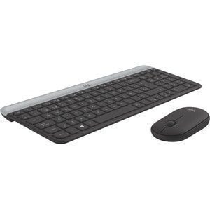 Teclado y ratón Logitech MK470 - Español - USB Inalámbrico RF - USB Inalámbrico RF - Óptico - 1000 dpi - Rueda de desplazamiento - AAA, AA - Compatible con Computadora de escritorio, Portátil para Windows