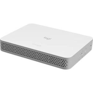 Logitech • Dispositivo informático dedicado para Microsoft Teams en plataformas Android, Zoom Rooms, RingCentral, GoToMeeting y Pexip. Salidas HDMI: 2, Entrada HDMI: 1, USB 3.0: 3x Tipo A, Red: Ethernet 10/100/1G. Wi-Fi: 802.11a/b/g/n/ac (MIMO). Compatible con cámaras de conferencia USB Logitech, como MeetUp, Rally, Rally Plus y Group. Incluye: RoomMate, fuente de alimentación, cable de CA, soporte VESA y control remoto. Garantía limitada de 2 años.