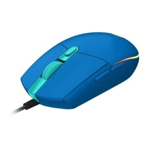 Ratón de juego Logitech G203 - USB - 6 Botón(es) - Azul - Cable - 8000 dpi