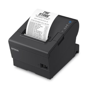 Epson POS • TM-T88VII-022 // Puertos: USB+Ethernet+Paralela, Autocortador, Ancho: 80mm/58mm, Velocidad: 500mm/s, Incluye fuente. Garantía: 4 años en Centro de Servicio Autorizado. Reemplaza a las TM-T88V y VI.