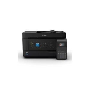Impresora de inyección de tinta multifunción Epson L5590 Con cable e inalámbrico EcoTank - Color - Copiadora/Fax/Impresora/Escáner - 33 ppm Mono/20 ppm de impresión en color - 4800 x 1200 dpi Impresión - Dúplex impresión Automático - Color De Superficie Plana Escáner - 1200 - Color Fax - Ethernet Ethernet - LAN inalámbrica - Wi-Fi Direct, Epson Connect, Apple AirPrint, Servicio de impresión Mopria, Aplicación Epson Smart Panel - USB