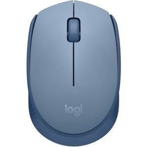 Mouse Logitech M170 - Radiofrecuencia - USB - Óptico - Gris Azulado - 1 Solamente - Inalámbrico - 2.40GHz - Simétrico