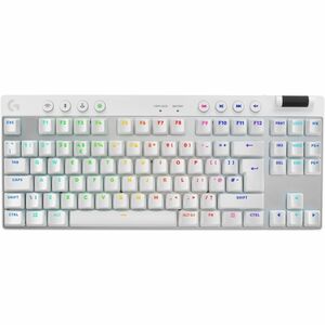Logitech G Teclado gaming - Inalámbrico Conectividad - USB 2.0 Interfaz - RGB LED - Blanco - Mecánico Llave de contacto - Bluetooth - 10m - 2.40GHz - PC