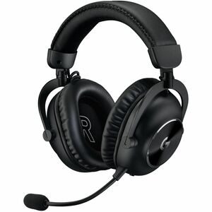 Auriculares de gaming Logitech G PRO X Con cable/Inalámbrico Sobre la cabeza Estéreo - Negro - Binaural - Cerrado - 3000cm - Bluetooth - 38Ohm - 20Hz a 20kHz - Cardioid, Uni Direccional, Condensador Electret Micrófono - USB, Mini-phone (3.5mm)