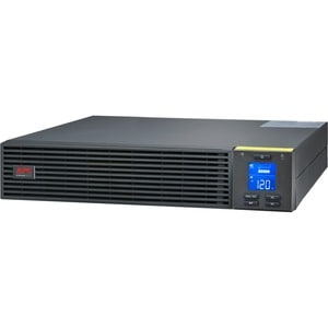 UPS en línea de doble conversión APC by Schneider Electric Easy UPS SRV3KRA - 3kVA/2.40kW - 2U Montable en bastidor - 4Hora(s) Recarga - 4Minuto(s) Stand-by - 120 V AC Entrada - 110 V AC, 115 V AC, 120 V AC Salida - 1 x NEMA L5-30R, 6 x NEMA 5-20R Receptacle(s) - Monofásico - Puerto Serial