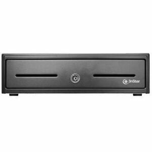 Caja 3nStar CD250 - 4 Billete - 8 Moneda - 2 Ranura de Medios - USB - Puerto Serial - Accionado por la impresora - Negro - 90mm Altura x 330mm Ancho x 343mm Profundidad