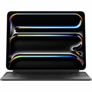 Estuche de teclado/cubierta Apple Magic para 33cm (13") iPad Pro 13 (2024) Tableta - Español Teclado - Negro - Aluminio, Cristal Cuerpo
