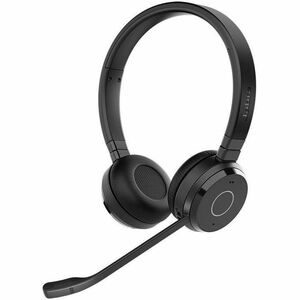 Auriculares Jabra Evolve 65 TE Inalámbrico Sobre la cabeza, Sobre la oreja Estéreo - Certificación Microsoft Teams - Binaural - Supra-aural - 3000cm - Bluetooth - 20Hz a 20kHz - Condensador Electret, Uni Direccional Micrófono