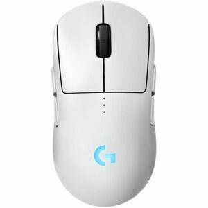Ratón de juego Logitech G PRO 2 LIGHTSPEED - Radiofrecuencia - USB 2.0 - HERO 2 - 8 Botón(es) - 4 Botón(es) Programable(s) - Blanco - Inalámbrico - 2.40GHz - Recargable - 32000 dpi - Simétrico - 1 Battery Supported