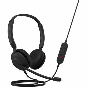 Auriculares Jabra Evolve 10 Cableado Sobre la cabeza, Sobre la oreja Estéreo - Negro - Binaural - Supra-aural - 20Hz a 20kHz - 190cm Cable - Función de cancelación de ruido ambiente, Condensador Electret, Uni Direccional Micrófono - USB Tipo A
