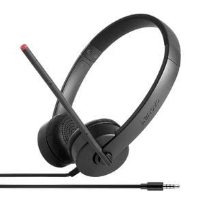 Auriculares Lenovo Cableado Sobre la cabeza Estéreo - Negro - Binaural - Circumaural - Mini-phone (3.5mm)