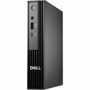 DELL Pro QCM1250 Procesadores Intel® Core™ i7-14700T. Memoria interna 16 GB 1X16 Crece hasta 64 Gb tiene 2 Slot DDR5-SDRAM 5600 MT/s. Capacidad total de almacenamiento: 512 GB, Medio de almacenamiento: SSD. Modelo de tarjeta gráfica integrada: Intel UHD Graphics 770. Wi-Fi. Sistema operativo instalado: Windows 11 Pro, Arquitectura del sistema operativo: 64 bits. Fuente de alimentación: 90 W. Tipo de chasis: Micro PC. Tipo de producto: Mini PC. Peso: 1.16 kg. Servicio de hardware de 3 años con SNS-LA en el sitio. Color del producto: Negro.