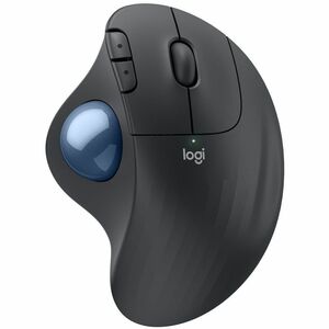 Desplazamiento mediante bola (Trackball) Logitech ERGO M575S - Frecuencia Bluetooth/Radio - USB Tipo A - Óptico - 5 Botón(es) - 3 Botón(es) Programable(s) - Azul, Grafito - Inalámbrico - 10m - 2.40GHz - 2000 dpi - Rueda de desplazamiento - 1 x AA Battery Supported