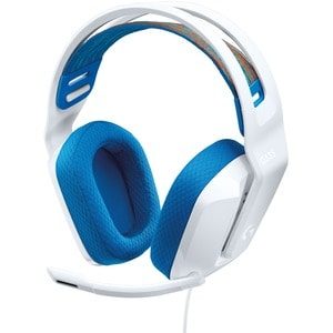 Auriculares de gaming Logitech G335 Cableado Sobre la oreja Estéreo - Blanco - Binaural - Cerrado - 36Ohm - 20Hz a 20kHz - Cardioid, Uni Direccional Micrófono - Mini-phone (3.5mm)
