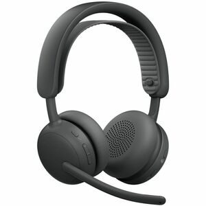 Auriculares Logitech Zone Wireless 2 ES Con cable/Inalámbrico Sobre la cabeza Estéreo - Grafito - Certificación Microsoft Teams - Binaural - Circumaural - 5000cm - Bluetooth - 36Ohm - 20Hz a 20kHz - Función de cancelación de ruido ambiente Micrófono - Cancelación de ruido - USB Tipo C