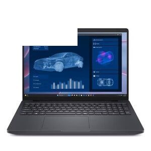Dell Pro Max 16 • Procesador: Intel Ultra 7 265H (24 MB, 16 núcleos, 16 subprocesos, hasta 5,30 GHz Turbo, 45 W) | Memoria: 32 GB: 2x16GB DDR5 5600 MHz crece hasta 64GB en 2 slots | Disco: 1TB M.2 2280 SSD | Tarjeta de video: NVIDIA RTX 2000 Blackwell de 8 GB DDR | Pantalla: 16" | Tarjeta inalámbrica: Intel AX211 Wi-Fi 6/6E Bluetooth 5.3 | Batería: 6 Cell 96WHr 3 años de garantía en batería | Licencia: Windows 11 Pro | Garantía: 3 años básicos