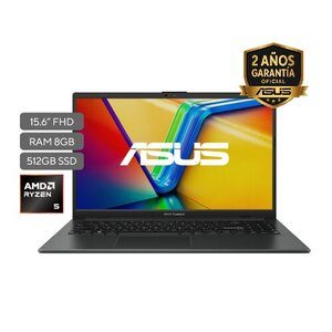 Portátil ASUS Consumo Vivobook Go 15 E1504FA-BQ5762W |AMD Ryzen 5-40 Processor 2.8GHz (6MB Cache, up to 4.3GHz, 4 cores, 8 Threads|15,6"FHD (1920 x 1080) 16:9 Anti-glare display 250nits |8GB LPDDR5 on board|512GB M.2 NVMe™ PCIe® 3.0 SSD |Cámara WEB Frontal 720p HD camera |Wi-Fi 6E(802.11ax) (Triple band) 1*1 + Bluetooth® 5.3 Wireless Card|Teclado tipo  Chiclet | Windows 11 Home |1,63 Kg |Mixed Black |Wired optical mouse (USB),Backpack | Ranuras Expansión (incluye el utilizado) 1x M.2 2280 PCIe 3.0x2|Firmware TPM|US MIL-STD 810H military-grade standard |Energy star 8.0,RoHS,REACH |Bisagra 180° |Garantía 1 año (1-1-0) a través de los Centros de Servicio autorizados por la marca.