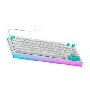 Logitech G512 X 75 Teclado gaming - Cable Conectividad - USB Interfaz - RGB LED - Blanco - Mecánico Llave de contacto - Modo Juego, Botón de control Tecla(s) de acceso rápido - Windows 10, Mac OS X 12.0 Monterey - PC, Mac - Plástico reciclado