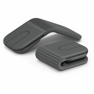 Mouse Logitech Mobi Fold Travel - Frecuencia Bluetooth/Radio - USB Tipo C - 4 Botón(es) - 2 Botón(es) Programable(s) - Grafito - PC, Mac - Inalámbrico - 10m - 2.40GHz - Recargable - 4000 dpi - Rueda de desplazamiento táctil - Simétrico