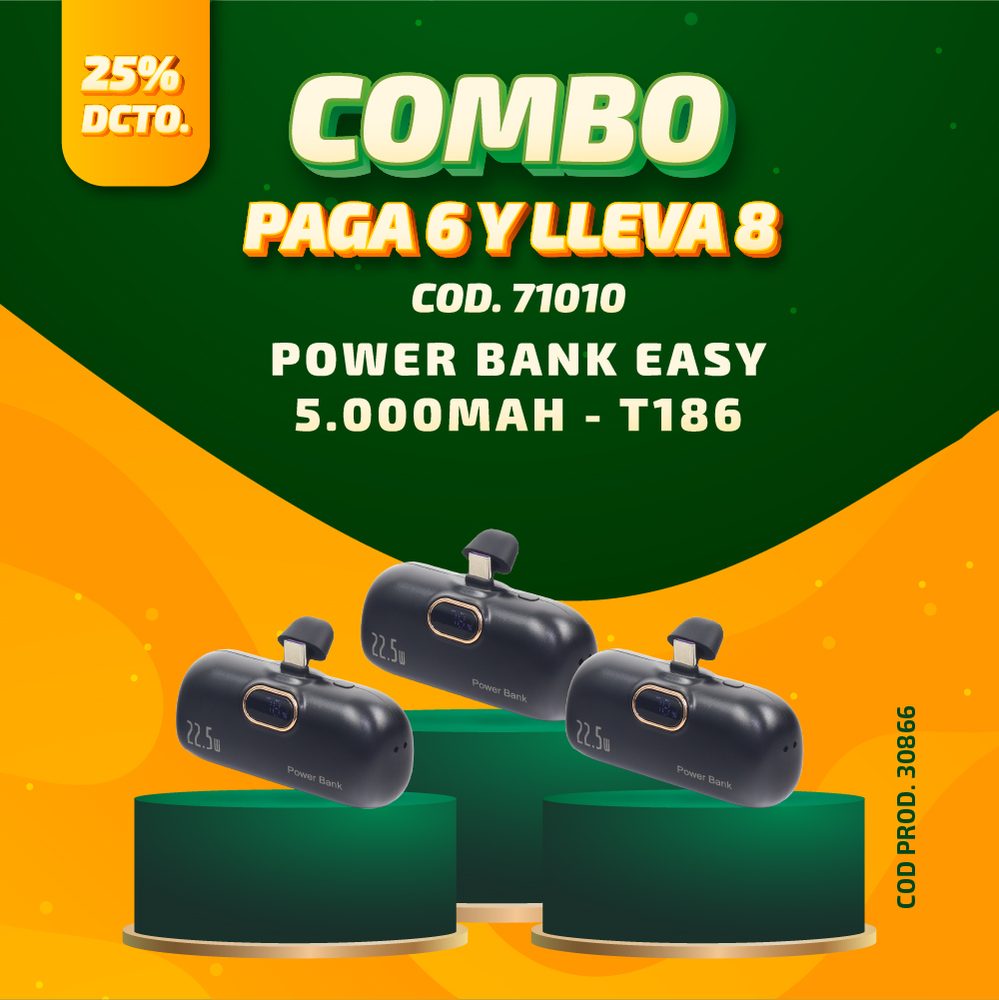 COMBO OCT. 2026 PAGUE 6 LLEVE 8 COD. 30866