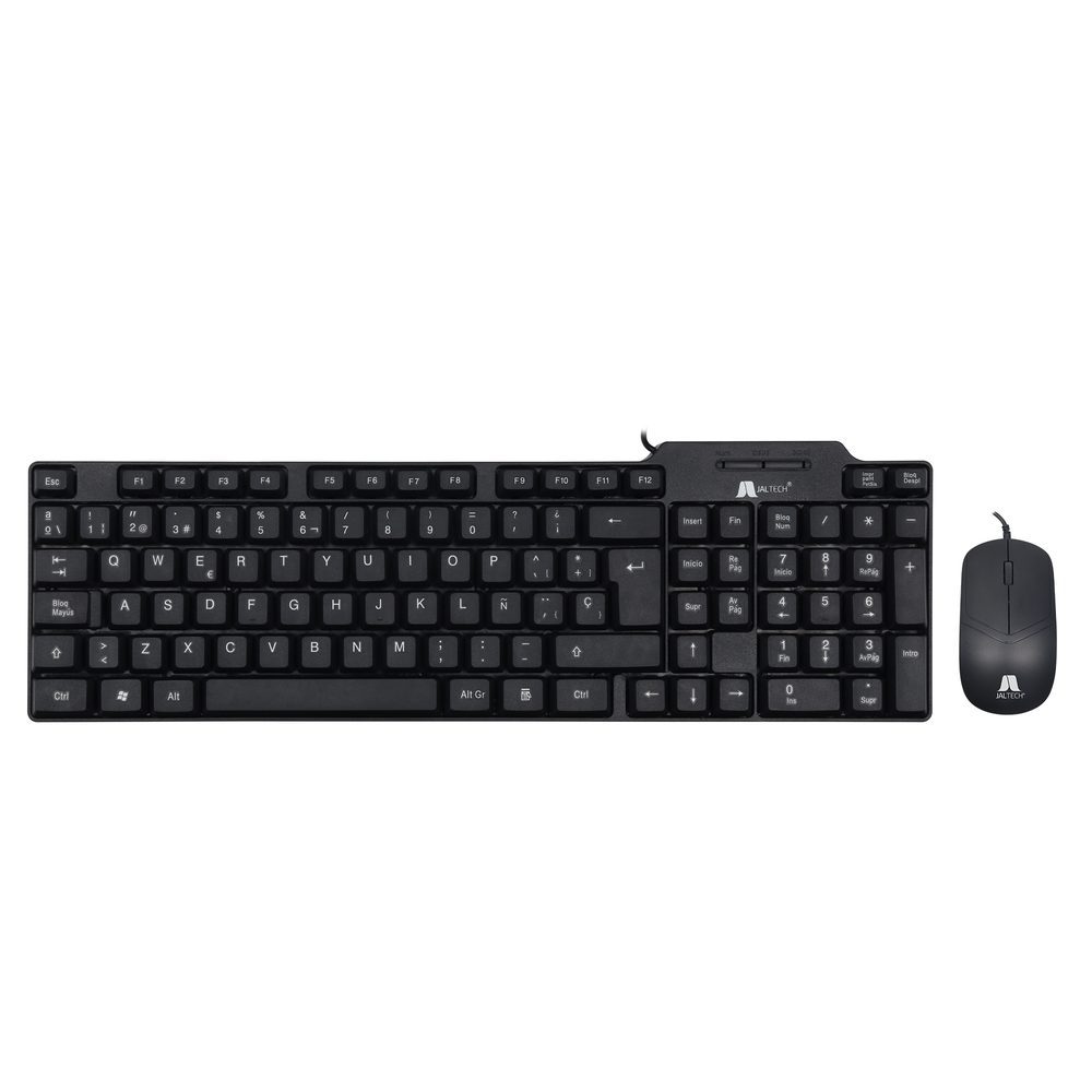 COMBO MOUSE TECLADO A87 Combo mouse teclado A87, este producto cuenta con las siguientes características: -Teclado en español. -Mouse y teclado conexión USB. -Mouse LED.