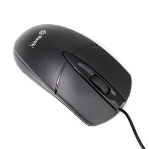 MOUSE BASIK TECH USB MOUSE ÓPTICO -INTERFAZ: USB 2.0 -BOTONES 3D -DPI 1000 -COLOR: NEGRO -CABLE: 1.5M -LUZ ROJA -SCROLL -TAMAÑO 113*59*37 -DISEÑO DE TAMAÑO ESTÁNDAR -PLUG AND PLAY -COMPATIBLE CON: WINDOWS, MAC OS 10,5 Y LINUX