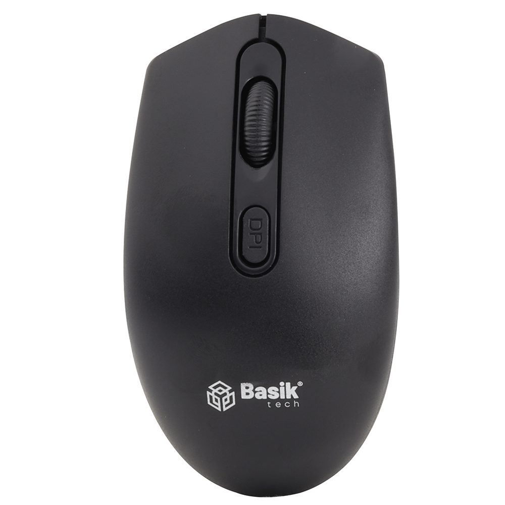 MOUSE INALAMBRICO BASIK TECH NEGRO MOUSE INALÁMBRICO 4D -DISEÑO ERGONÓMICO, CÓMODO AL TACTO CON LA MANO -TECNOLOGÍA INALÁMBRICA DE 2,4 GHZ -FÁCIL MANEJO -RECEPTOR USB -SENSOR ÓPTICO SENSIBLE INCORPORADO -FUNCIÓN DE APAGADO AUTOMÁTICO PARA AHORRAR ENERGÍA DE LA BATERÍA -HASTA 10 METROS DE DISTANCIA DE OPERACIÓN -NEGRO -INTERRUPTOR DE ENCENDIDO/APAGADO PARA PROLONGAR LA DURACIÓN DE LA BATERÍA -LA VIDA ÚTIL DEL INTERRUPTOR ES MÁS DE UN MILLÓN DE VECES -BAJO CONSUMO DE ENERGÍA - 4 BOTONES -1200DPI, PRECISO Y RÁPIDO, TRABAJA LIBREMENTE -ESCALA DE DPI: 800-1200-1600 DPI -EL RECEPTOR MINI NANO, ESTÁ EN LA RANURA LATERAL DEL MOUSE -COMPATIBLE CON WINDOWS 8/8.1/10/11 Y MAC -1...