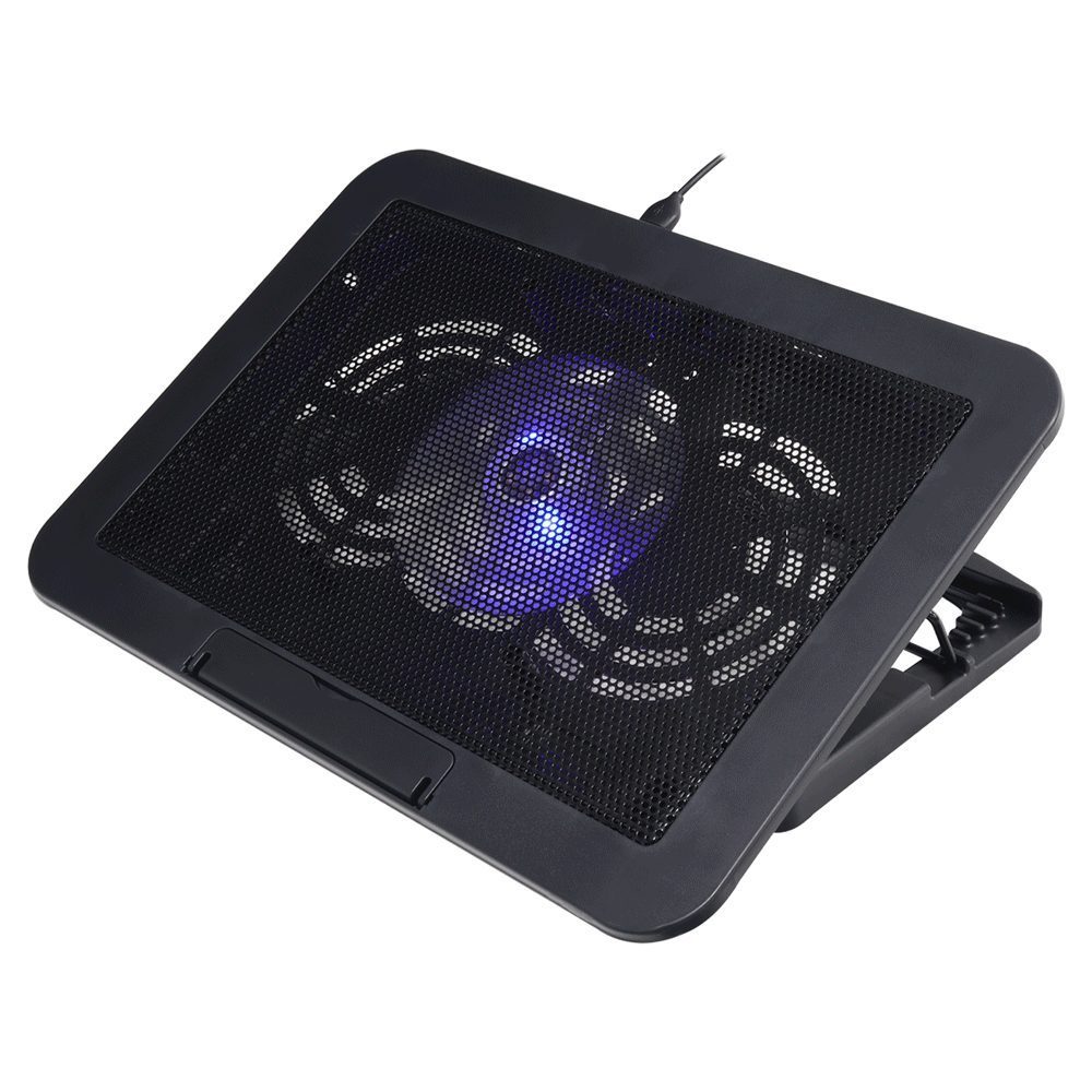 BASE REFRIGERANTE RECLINABLE BSK-B2V Base refrigerante -Interfaz: USB Tipo A -Número de puertos USB: 2 (Transmite Datos y Carga) -Niveles de inclinación:5 -Ideal para portátiles de 12” a 15.6” -Ventilador silencioso -Conexión plug and play -Diámetro del ventilador:118mm -Velocidad del ventilador:1000RPM -Con 4 antideslizantes -Dimensiones del producto: Ancho:36cm/Alto:26cm -Peso 495gr