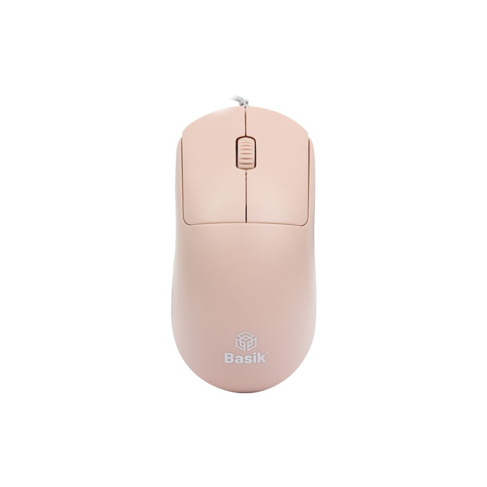 MOUSE USB BASIK TECH ROSADO