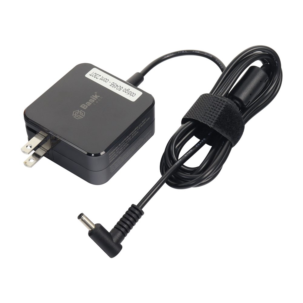 CARG. PARA PORTATIL ASUS
19V-2.37A Mantén tu portátil siempre listo con este cargador de repuesto confiable, ideal para uso diario en casa, oficina o estudio. • Punta: 4.5 x 3.0 mm • Salida: 19 V – 2.37 A • Entrada: 100 – 240 V / 50 – 60 Hz • Potencia: 45 W • Empaque a color • Garantía: 12 meses Una opción práctica y segura para reemplazo o respaldo del cargador original, con energía estable para tu equipo.