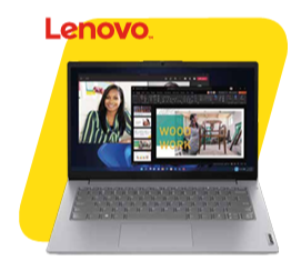 Lenovo V14 Gen 4 AMN AMD Ryzen 3-7320U/RAM 16GB/256GB SSD/14" FHD/Linux OS Referencia: 82YT00TALM Procesador: AMD Ryzen 3 7320U (4C / 8T, 2.4 / 4.1GHz, 2MB L2 / 4MB L3) Ram: 16GB Soldered LPDDR5-5500 Almacenamiento: 256GB SSD M.2 2242 PCIe 4.0x4 NVMe Pantalla: 14" FHD (1920x1080) TN 250nits Anti-glare S.O: Linux • Conectividad: Wi-Fi 6, 802.11ax 2x2 + BT5.3 • Puertos: 2x USB-A (USB 5Gbps / USB 3.2 Gen 1), 1x USB-C (USB 5Gbps / USB 3.2 Gen 1), with USB PD 45-65W and DisplayPort™ 1.2, 1x HDMI 1.4b, 1x Headphone / microphone combo jack (3.5mm), 1x Ethernet (RJ-45), 1x Round tip power connector