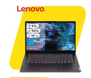 Lenovo V14 Gen 4 IRU Intel Core i5-13420H/Ram 8GB/512GB SSD/14"FHD | Procesador: Intel Core i5-13420H | 8C (4P + 4E) / 12T, P-core 2.1 / 4.6GHz, | E-core 1.5 / 3.4GHz, 12MB, Vpro NO | Ram: 8GB Soldered DDR4-3200, Crece | 16GB (8GB soldados + 8GB SO-DIMM) | Almacenamiento: 512GB SSD M.2