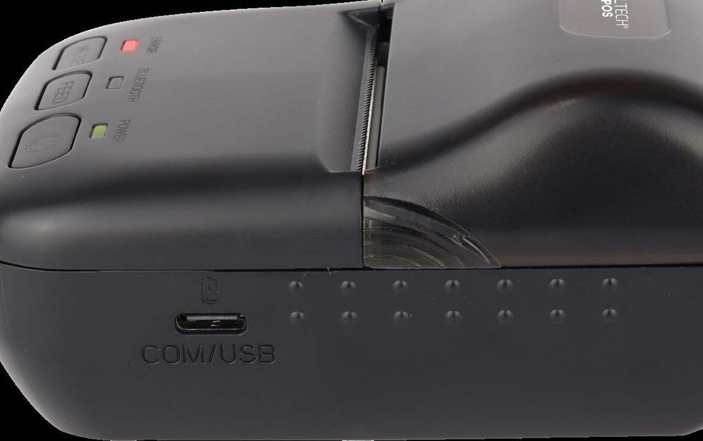 IMPRESORA MÓVIL BT 58MM | Impresora Móvil BT + USB tipo C 58mm | Incluye estuche | Conexión alámbrica e inalámbrica | Portátil | Batería: 1500mAH/7.4V | Bluetooth